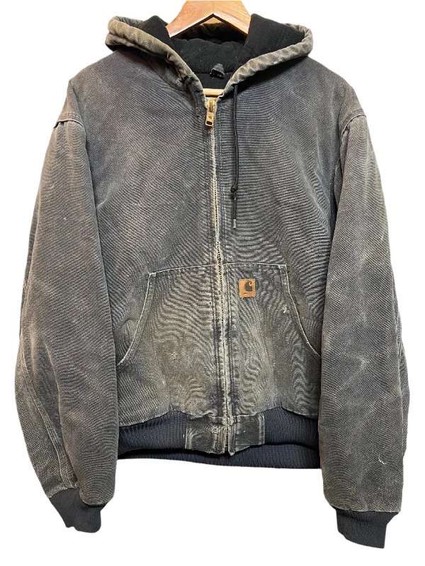 Elegant Men's Wool CoatsCarhartt Mens Dark Grey Jacket (Size L)