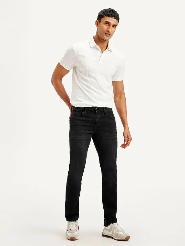 Leather Patch Men's JeansMen's 511 Slim Fit Black Jeans