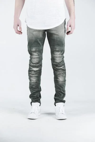 Sustainable Eco-Friendly Men's JeansALI DENIM (FOREST)