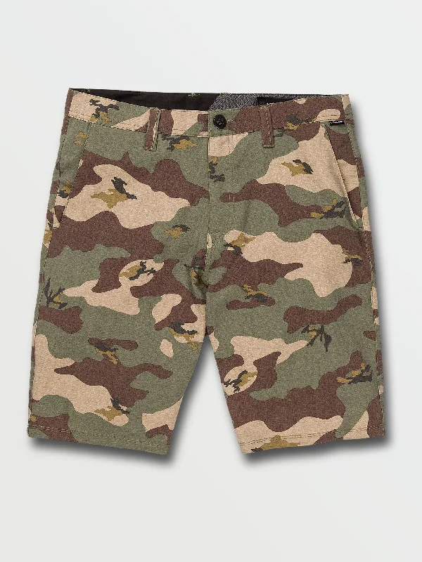 Men's Pants with Adjustable WaistbandsFrickin Surf N' Turf Static 2 Hybrid Shorts - Camouflage