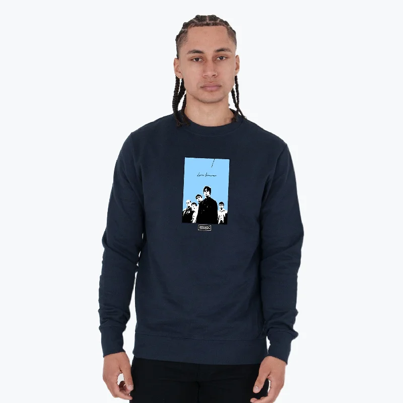 Men's Hoodies for Tall MenLive Forever Sweatshirt Navy