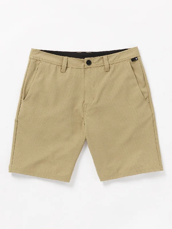 Men's Pants with Wrinkle-Resistant FabricSlub Frickin Cross Shred Shorts - Dark Khaki Men's Pants with Wrinkle-Resistant FabricSlub Frickin Cross Shred Shorts - Dark Khaki