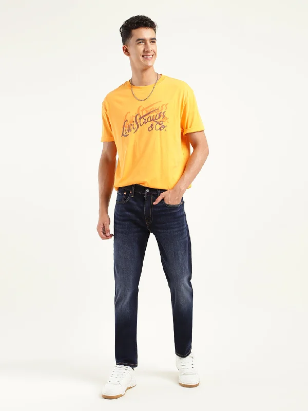 Jeans for Men with a Curvy BodyMen's 512 Indigo Slim Tapered Fit Jeans