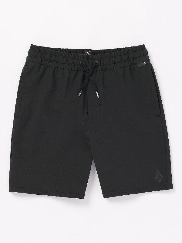 Breathable Men's Athletic ShortsBig Boys Nomoly Hybrid Shorts - Black