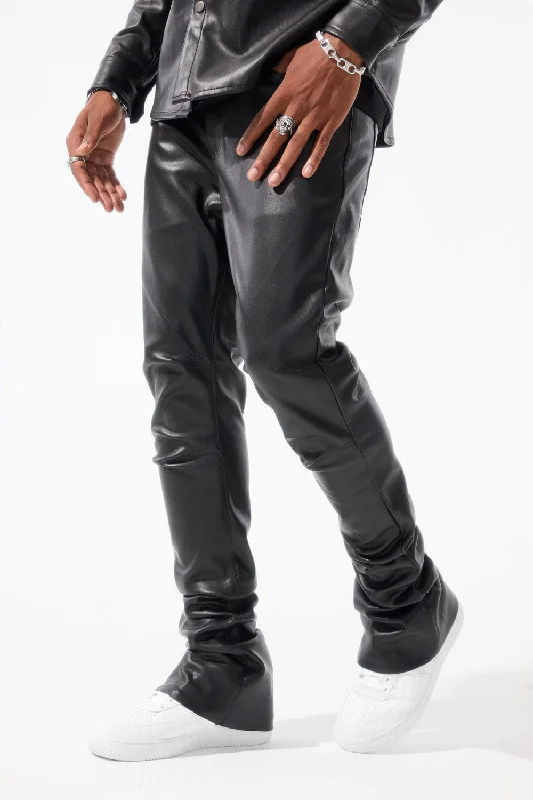 Cool Distressed Men's JeansRoss Stacked - Thriller Pants (Black)