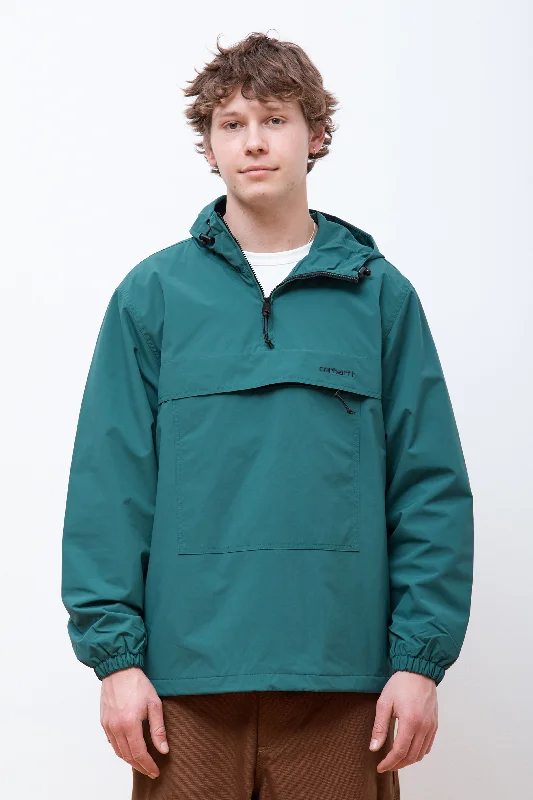 Men's Coats with Vintage StyleWindbreaker Pullover Chervil / Black