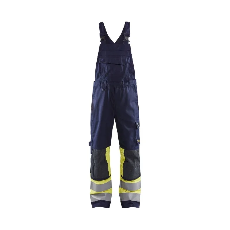 Men's Pants with Faux Leather PatchesBlaklader 2607 Bib & Brace Multinorm Class 1 (26071514) - Mens Men's Pants with Faux Leather PatchesBlaklader 2607 Bib & Brace Multinorm Class 1 (26071514) - Mens