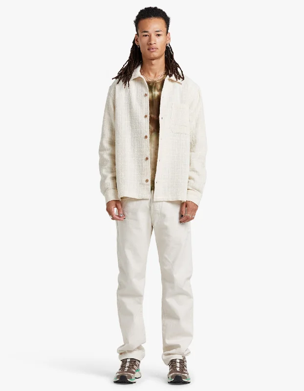 Men's Coats for WalkingSacastor X C Overshirt 15136 - Clear Cream