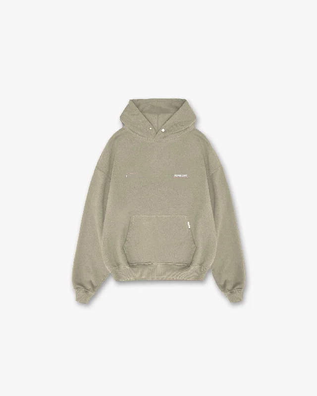 Men's Hoodies with High-Low HemlinesPatron Of The Club Hoodie -  Khaki Pink