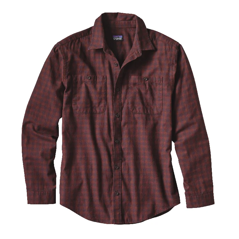 Men's Tab-Collar Shirts for a Crisp LookM's Long-Sleeved Pima Cotton Shirt