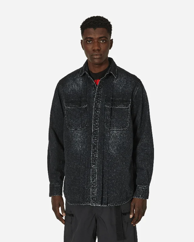 Men's Dressy Casual Shirts for Smart-Casual EventsDenim Shirt Black