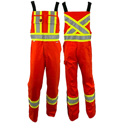 Men's Board Shorts for SurfingAtlas Guardian Orange 4" Reflective AR/FR Bibs 3074OR