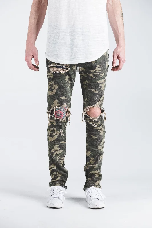 Jeans for Men with a Curvy BodyPacific Denim (Camo Ripped)