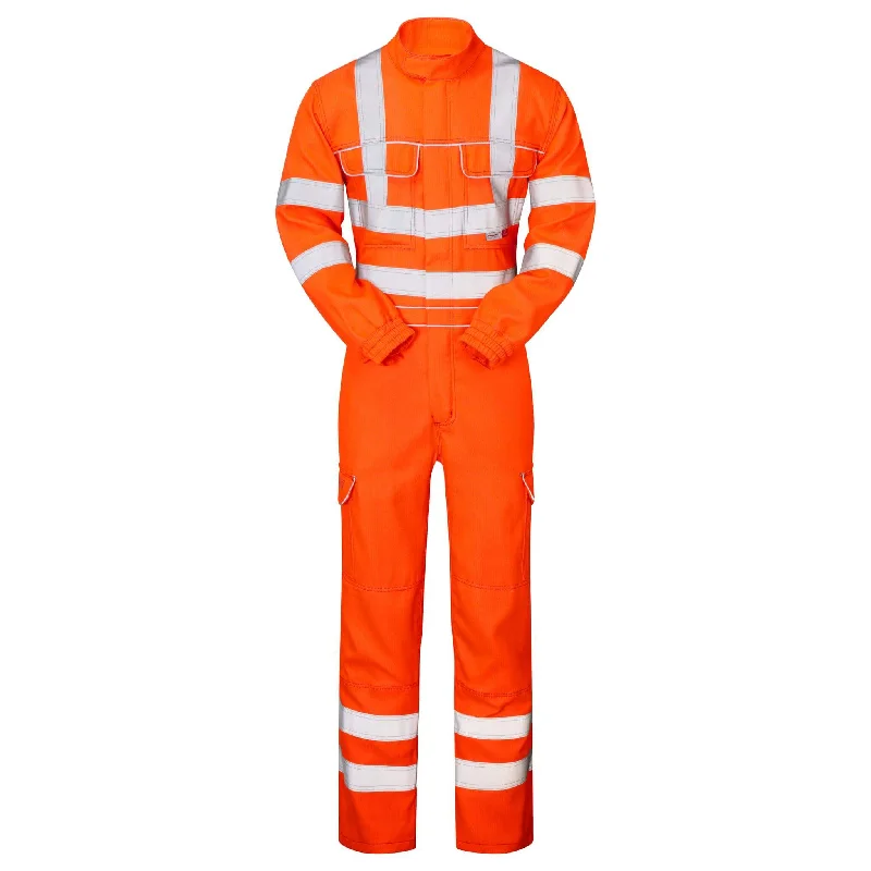 Men's Pants with Button-Down PocketsPULSAR PRARC05 Electric ARC Rail Spec Hi Vis Flame Retardant Combat Coverall Men's Pants with Button-Down PocketsPULSAR PRARC05 Electric ARC Rail Spec Hi Vis Flame Retardant Combat Coverall