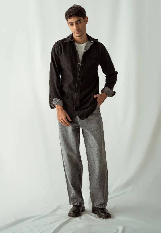 XL Men's JeansLoose Fit Baggy Jeans - Grey