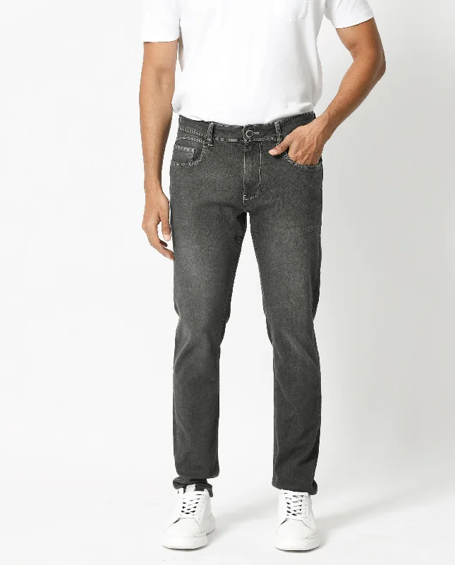 New Arrival Designer Men's JeansRare Rabbit Men's Celebi Grey Mid Wash Mid-Rise Slim Fit Jeans New Arrival Designer Men's JeansRare Rabbit Men's Celebi Grey Mid Wash Mid-Rise Slim Fit Jeans