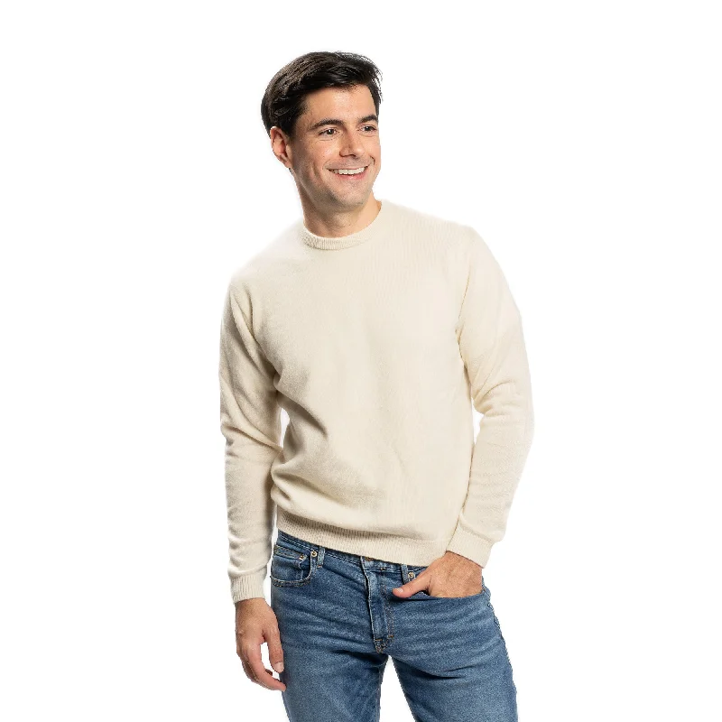 Men's Sweaters with Roll-Neck DesignsLoro Piana Cashmere Sweaters - Cream