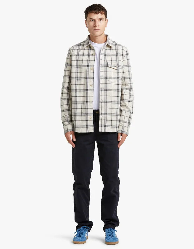 Men's Coats with Slim FitsOakland Overshirt - Ash Grey