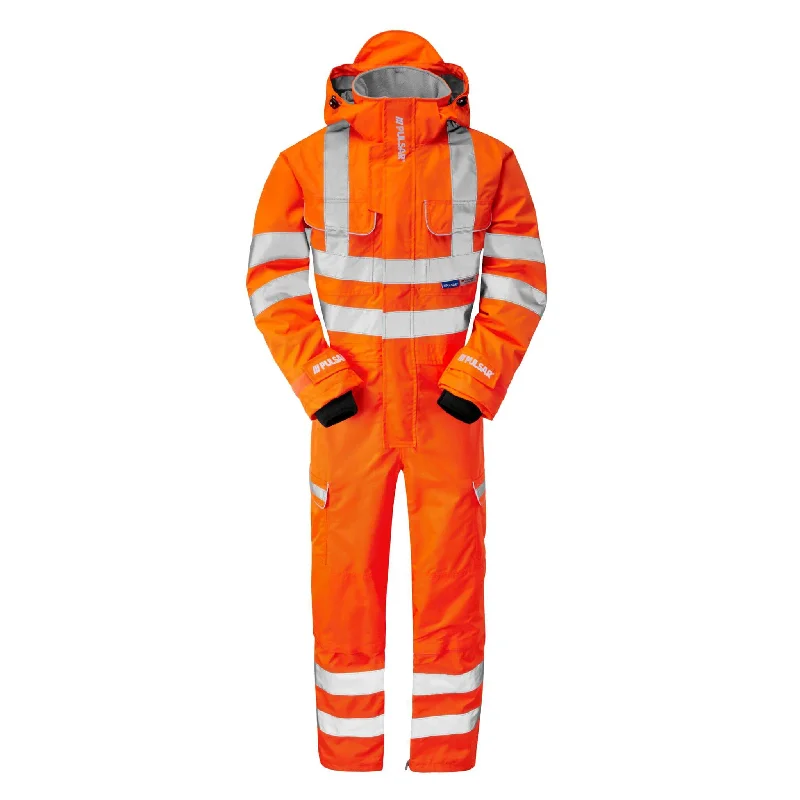 Men's Tailored Pants for a Sharp AppearancePULSAR PR505 Rail Spec Unlined Hi Vis Waterproof Coverall Men's Tailored Pants for a Sharp AppearancePULSAR PR505 Rail Spec Unlined Hi Vis Waterproof Coverall