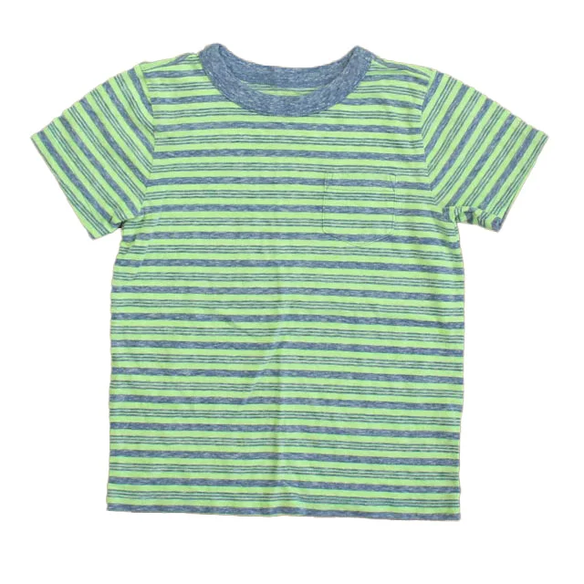 Men's Shirts with Raw-Edge HemlinesCrewcuts Boys Green | Blue T-Shirt