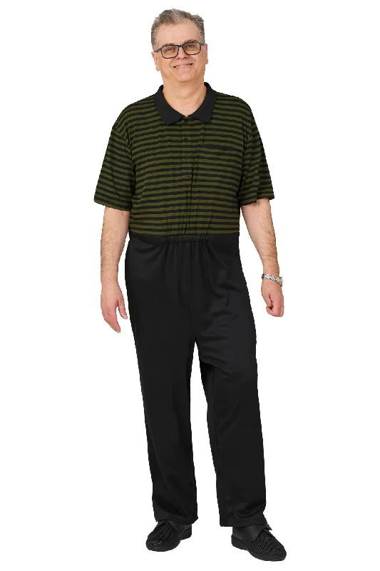Men's Pants with Deep PocketsAnti-Strip Jumpsuit - Charly | Khaki