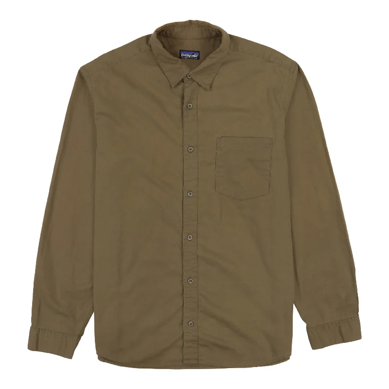 Breathable Men's Linen ShirtsM's Long-Sleeved Pragmatist Shirt