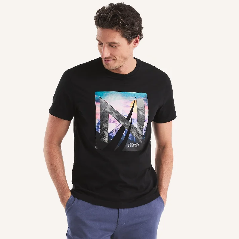Men's Shirts with Antimicrobial TreatmentNautica Mens Explore Discover Graphic T-Shirt Men's Shirts with Antimicrobial TreatmentNautica Mens Explore Discover Graphic T-Shirt