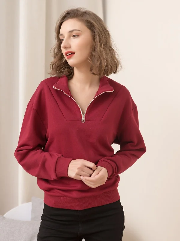 Men's Shirts with Button-Down PocketsKittenAlarm - Zip neck sweatshirt