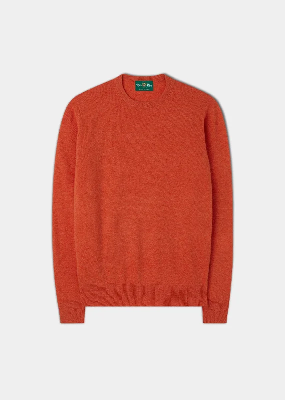 Durable Men's Work PantsMen's Geelong Lambswool Crew Neck Jumper In Fire - Regular Fit Durable Men's Work PantsMen's Geelong Lambswool Crew Neck Jumper In Fire - Regular Fit