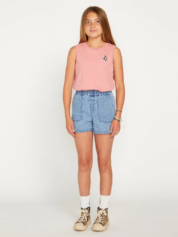 Men's Pants with Flat-Front DesignsGirls Sunday Strut Short - Indigo