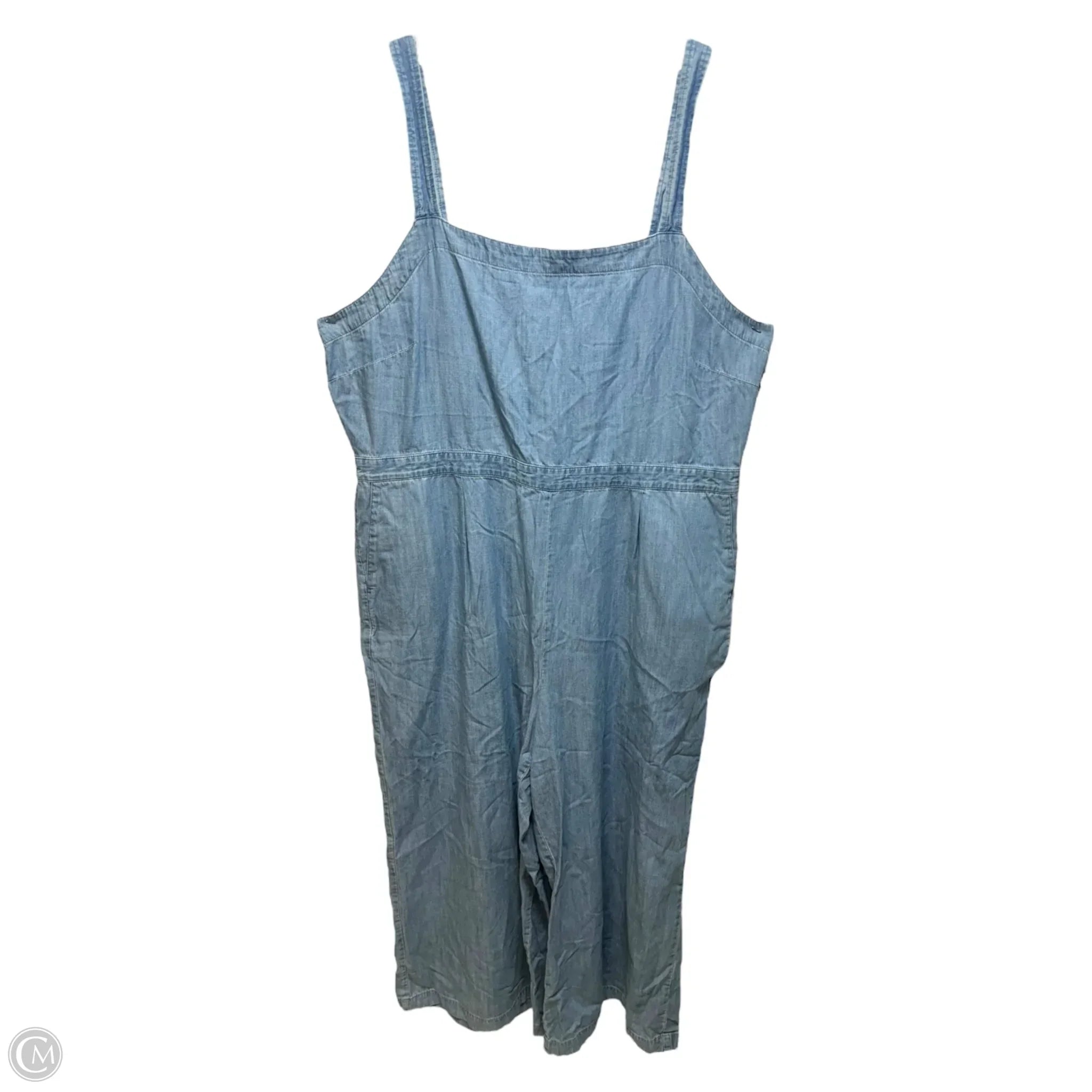 Comfortable Men's JoggersOveralls By J. Crew In Blue Denim, Size: 22