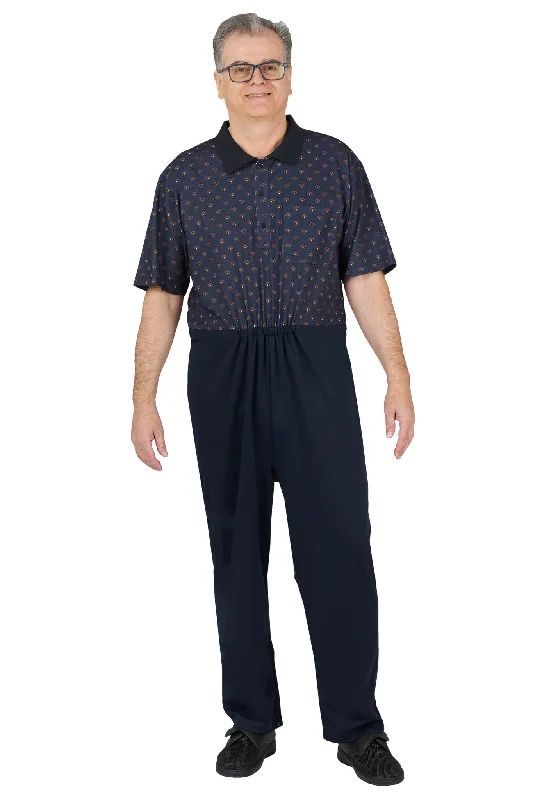 Men's High-Waisted Pants for a Retro StyleAnti-Strip Jumpsuit - Charly | Copper