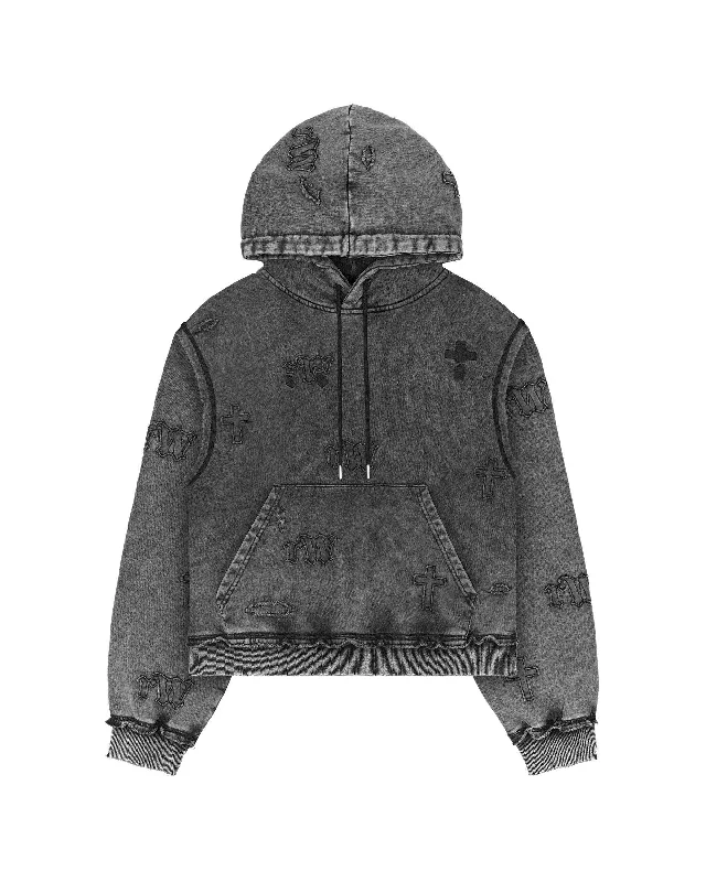 Men's Hoodies for YogaBlack Ghost Cross Hoodie