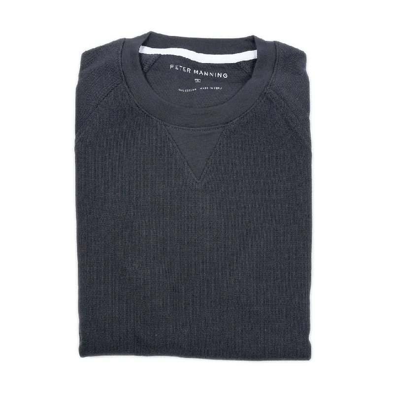 Classic Men's Wool SweatersCotton Pullovers - Black