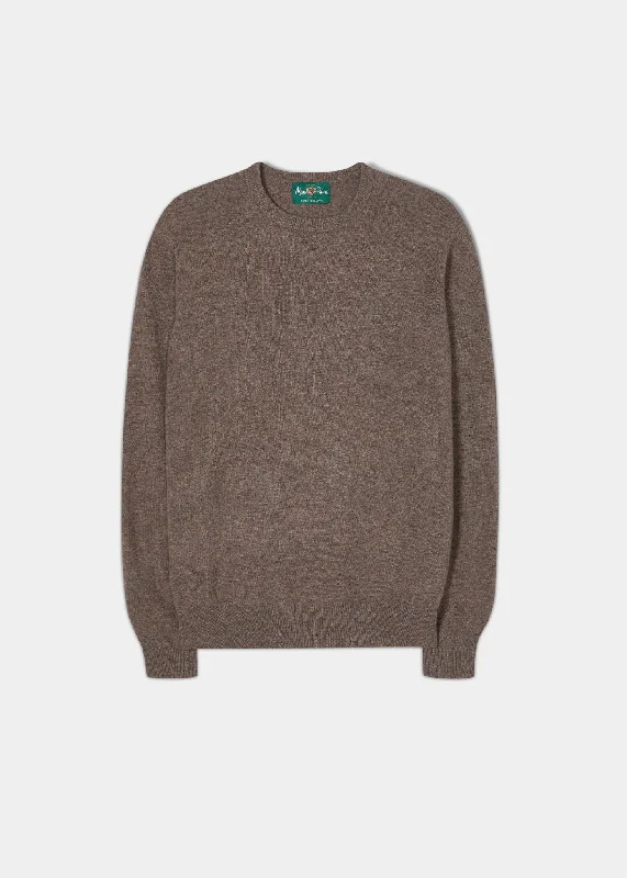Men's Elastic-Waisted Pants for Easy MovementMen's Geelong Lambswool Crew Neck Jumper In Mahogany - Regular Fit Men's Elastic-Waisted Pants for Easy MovementMen's Geelong Lambswool Crew Neck Jumper In Mahogany - Regular Fit