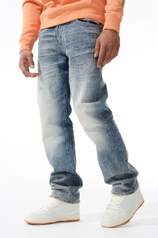 Inexpensive Men's JeansAaron - Tsunami Denim (Lager)