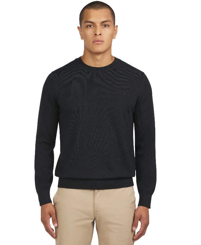 Men's Sweaters with PocketsMerino Crew - Black