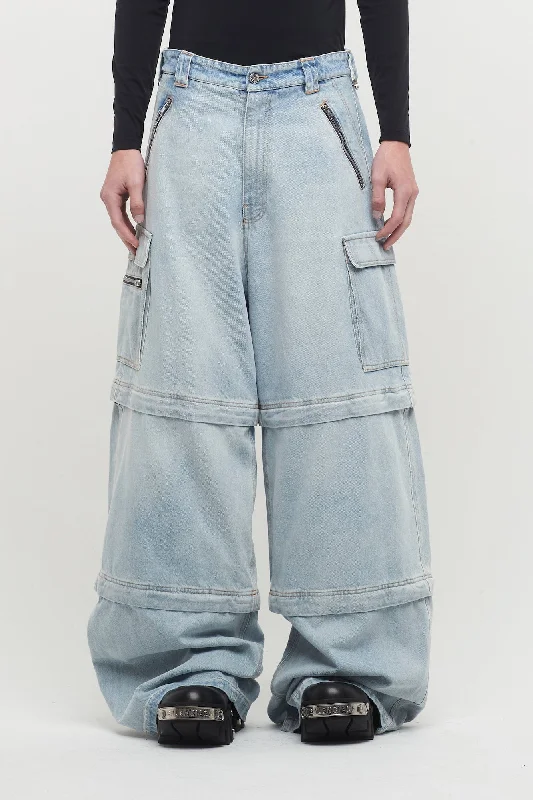 Men's Pants with Welt PocketsVetements Transformer Baggy Jeans
