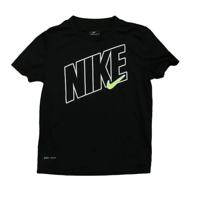 Men's Shirts with Snap ButtonsNike Boys Black T-Shirt