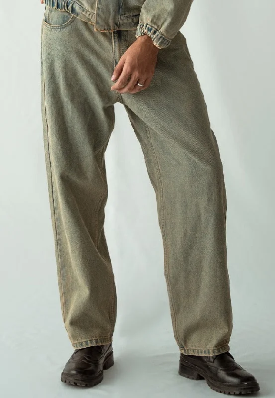 Jeans for Men with a Curvy BodyBaggy Fit - Pale Blue