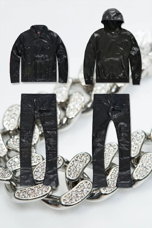 Men's Jeans for SportsThriller Bling Bundle (Black)
