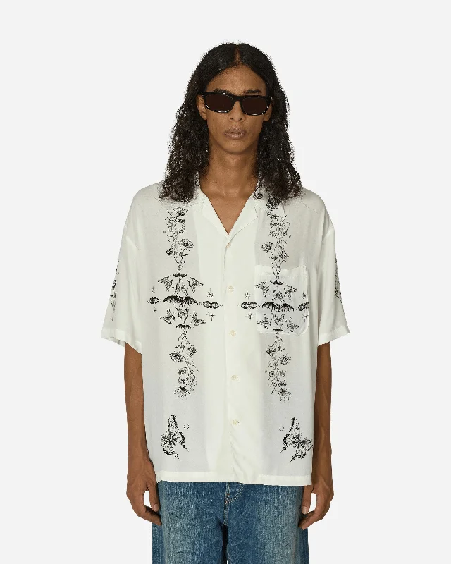 Men's Unique Dress Shirts for a Statement LookDr. Woo Hawaiian Shirt White