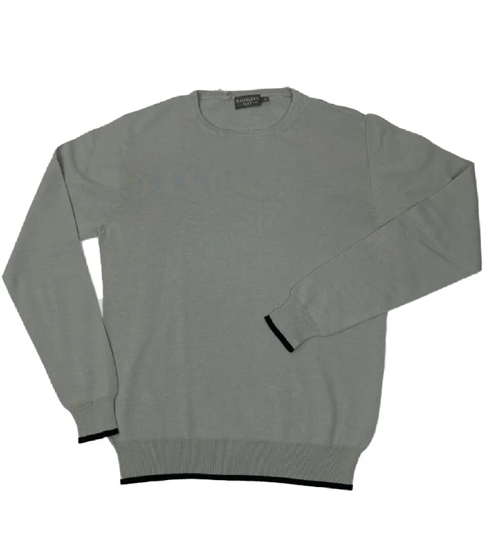 Men's Sweaters for LayeringUSA Crew Neck Wool Sweater