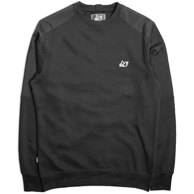 Men's Hoodies with Asymmetric ZippersDexter Sweatshirt Black