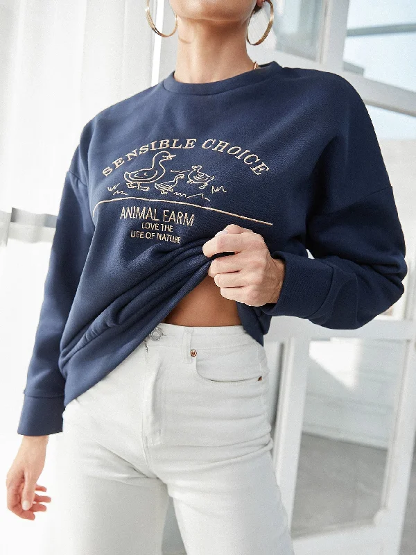 Men's Shirts with Striped PatternsKittenAlarm - Letter Graphic Drop Shoulder Sweatshirt Men's Shirts with Striped PatternsKittenAlarm - Letter Graphic Drop Shoulder Sweatshirt