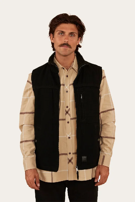 Essential Men's Puffer JacketsHigh Country Mens Vest - Black