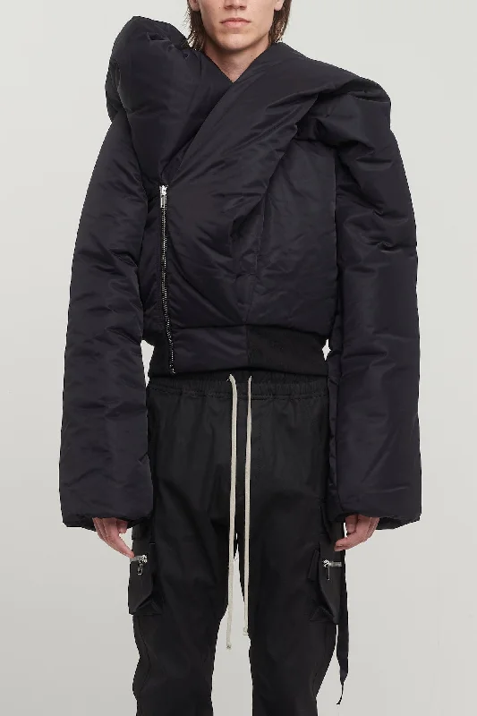 Men's Bike Shorts for CyclingRick Owens DRKSHDW Doll Bomber in Black