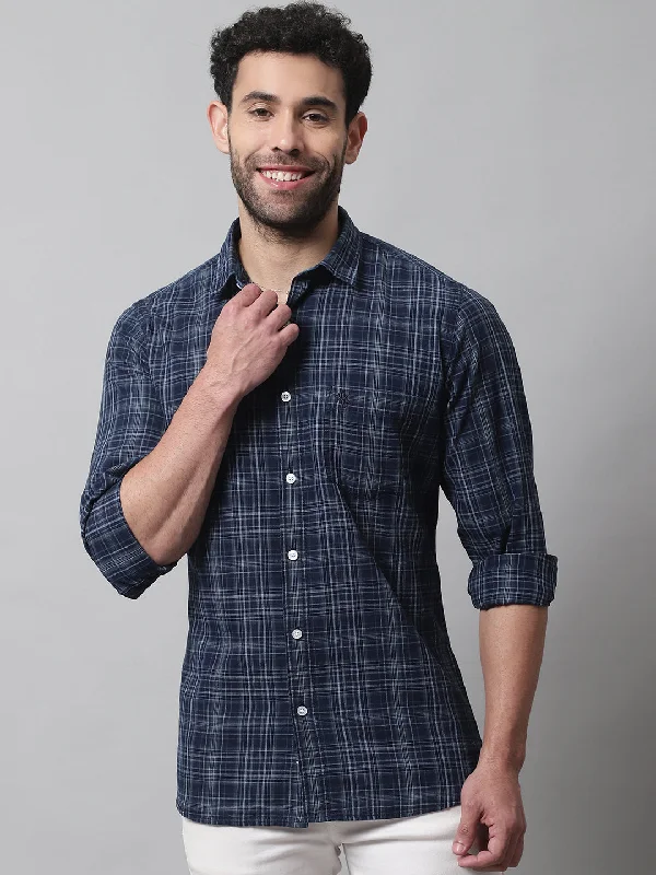 Versatile Men's Short-Sleeve ShirtsMen's Grey Casual Medium Checks Full Sleeve Shirt Versatile Men's Short-Sleeve ShirtsMen's Grey Casual Medium Checks Full Sleeve Shirt