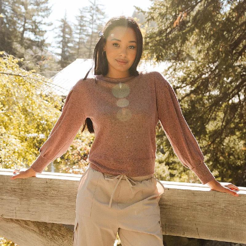 Men's Sweaters with Raglan SleevesSerena Top, Berry