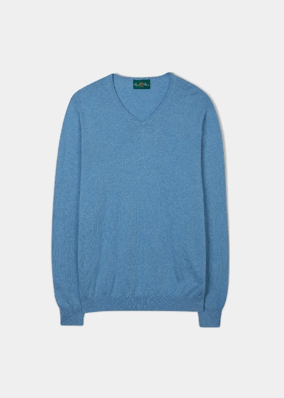 Men's Pants with Faux Leather PatchesCromford Luxury Cotton Jumper In Carolina Blue Men's Pants with Faux Leather PatchesCromford Luxury Cotton Jumper In Carolina Blue